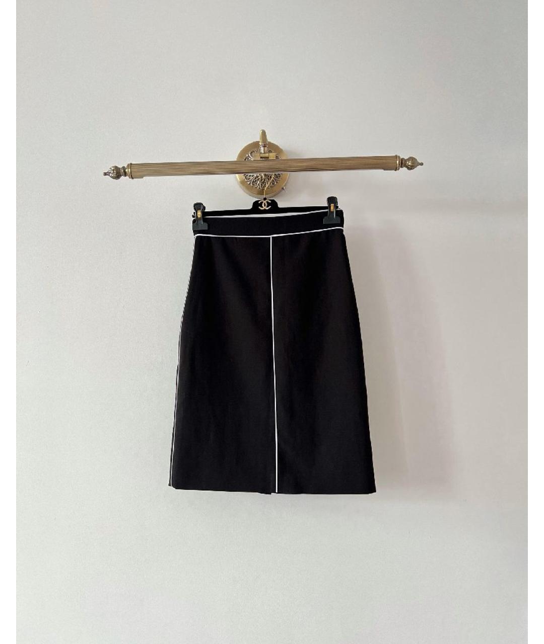 VALENTINO Черная юбка миди, фото 8