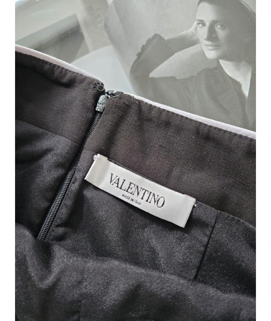 VALENTINO Черная юбка миди, фото 5