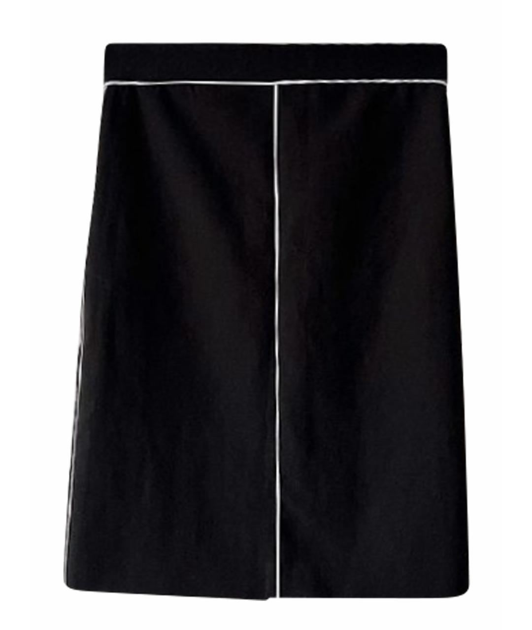 VALENTINO Черная юбка миди, фото 1