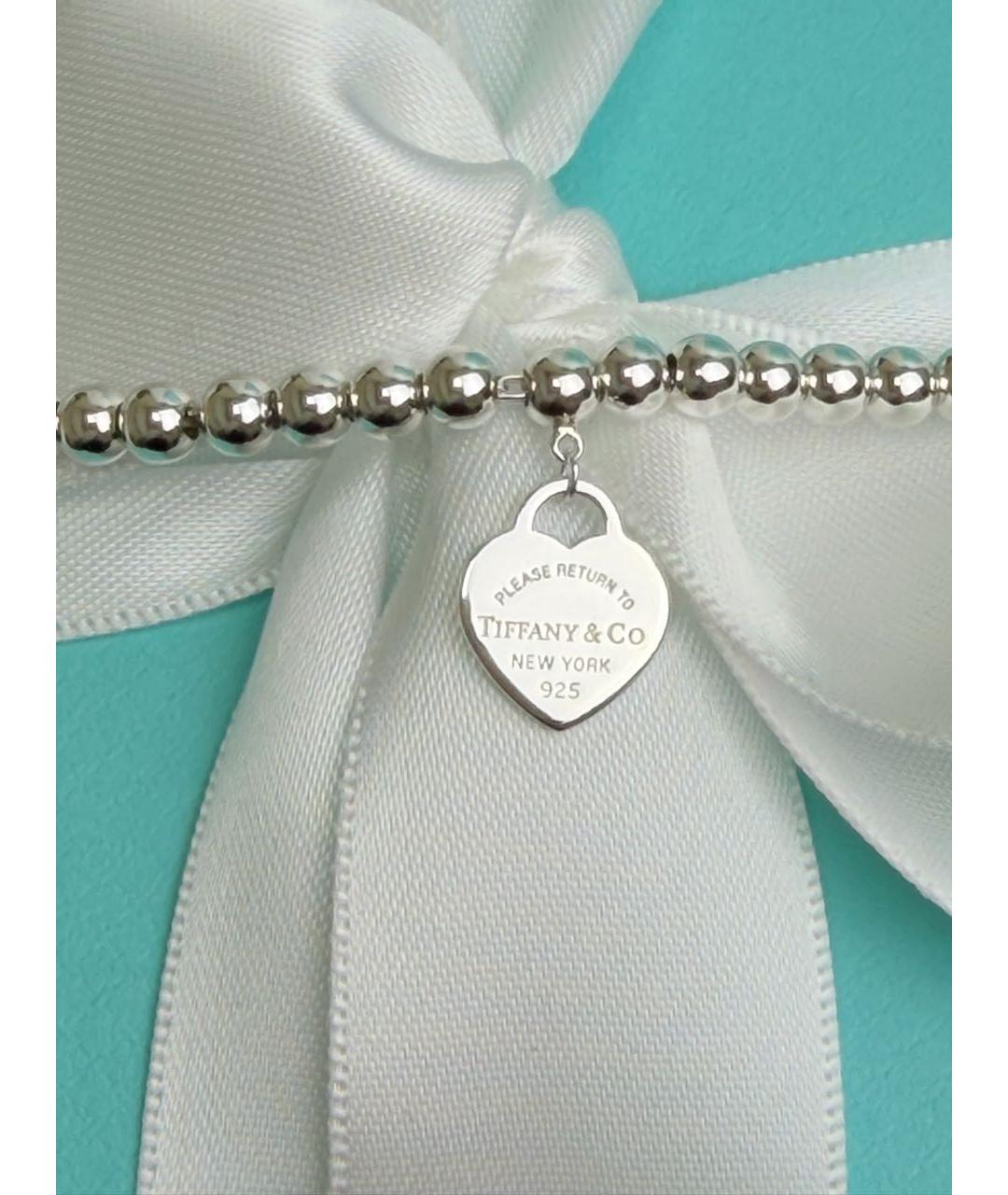 TIFFANY&CO Бирюзовый серебряный браслет, фото 6