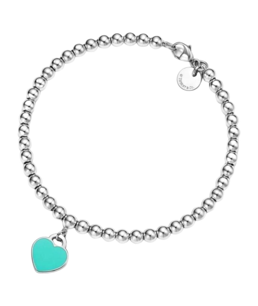 TIFFANY&CO Бирюзовый серебряный браслет, фото 1