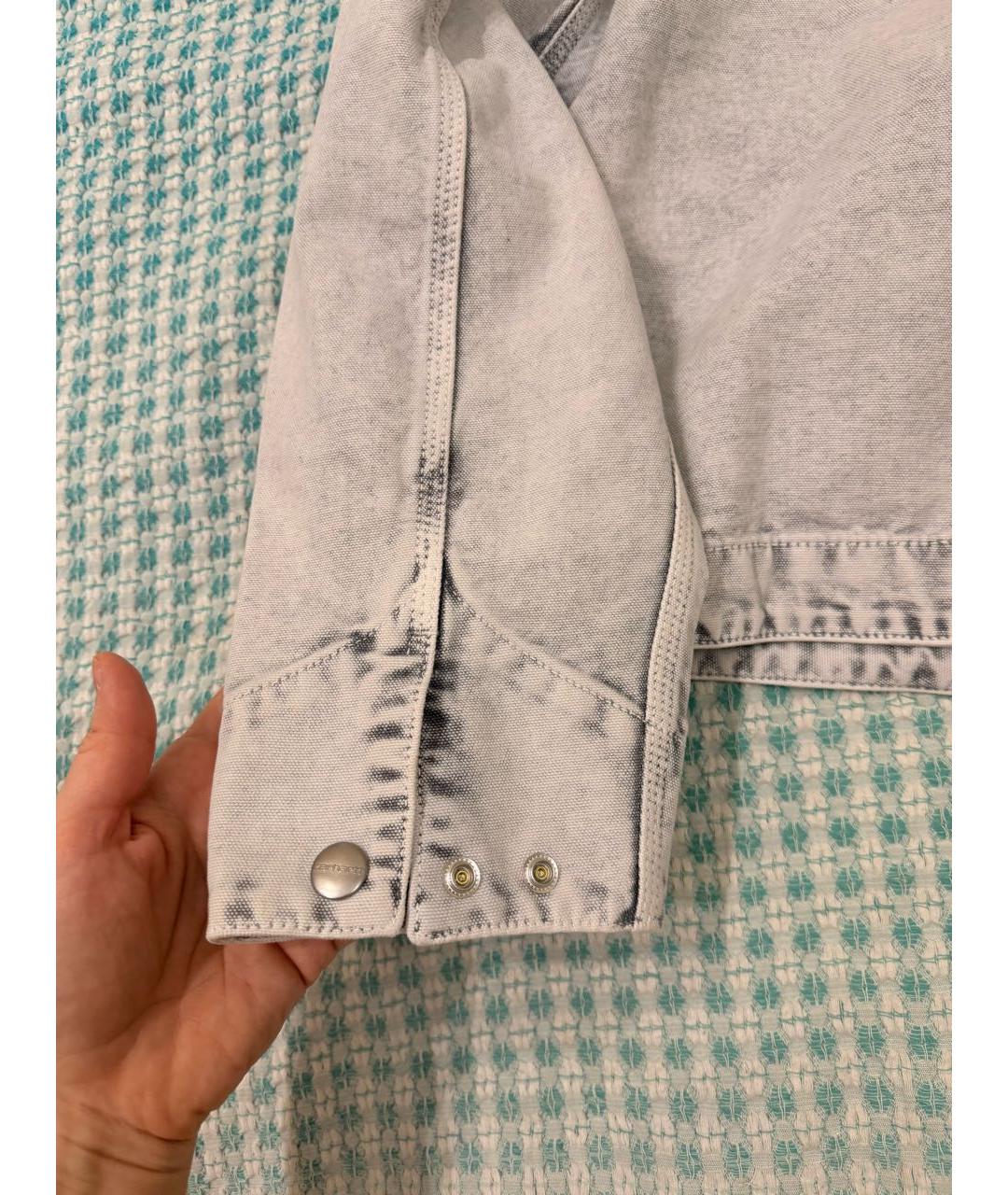 CARHARTT WIP Серая хлопковая куртка, фото 5