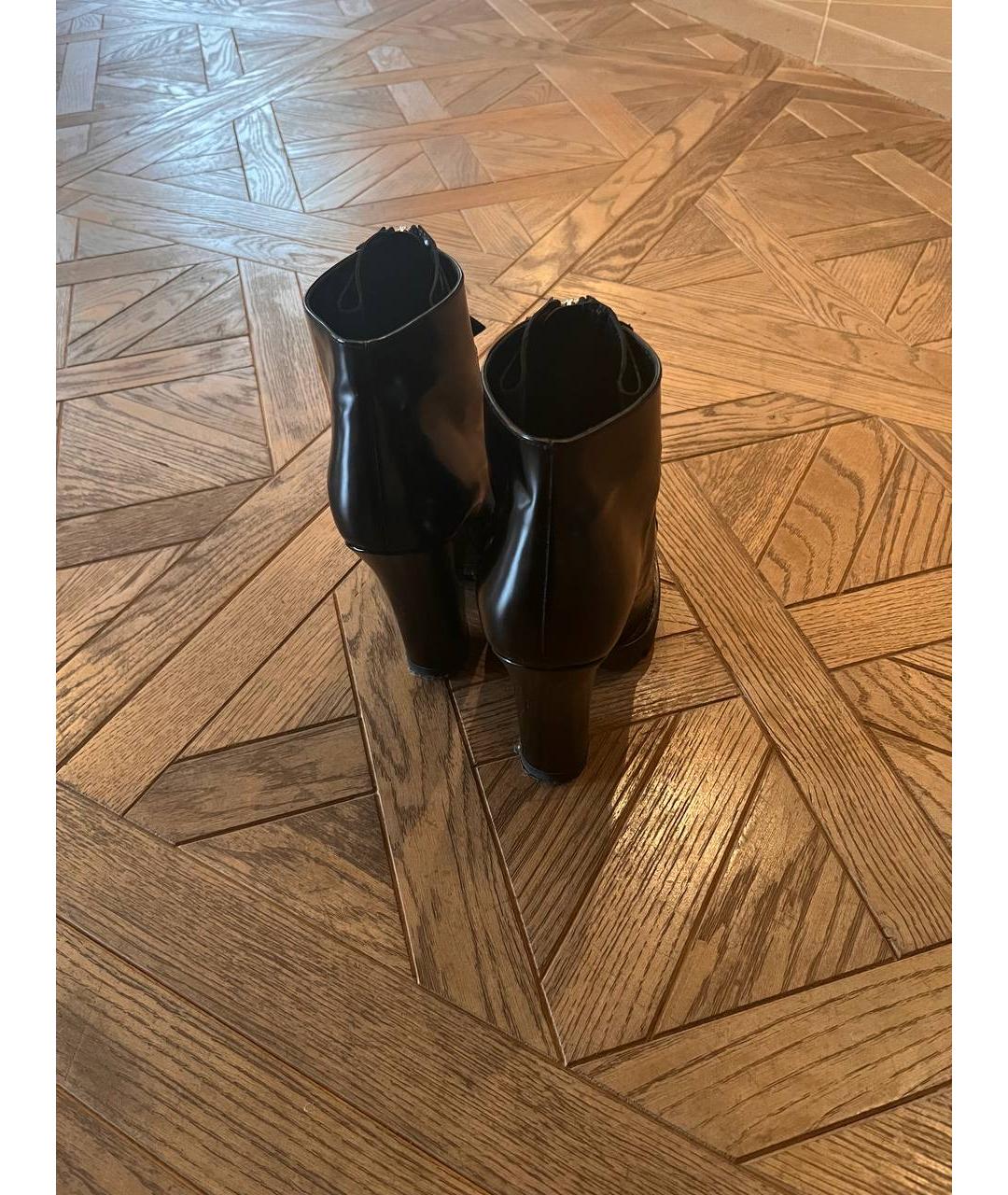 PRADA Черные ботильоны из лакированной кожи, фото 4