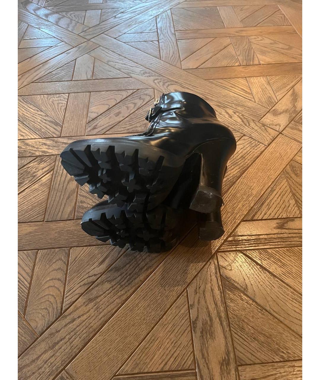 PRADA Черные ботильоны из лакированной кожи, фото 3