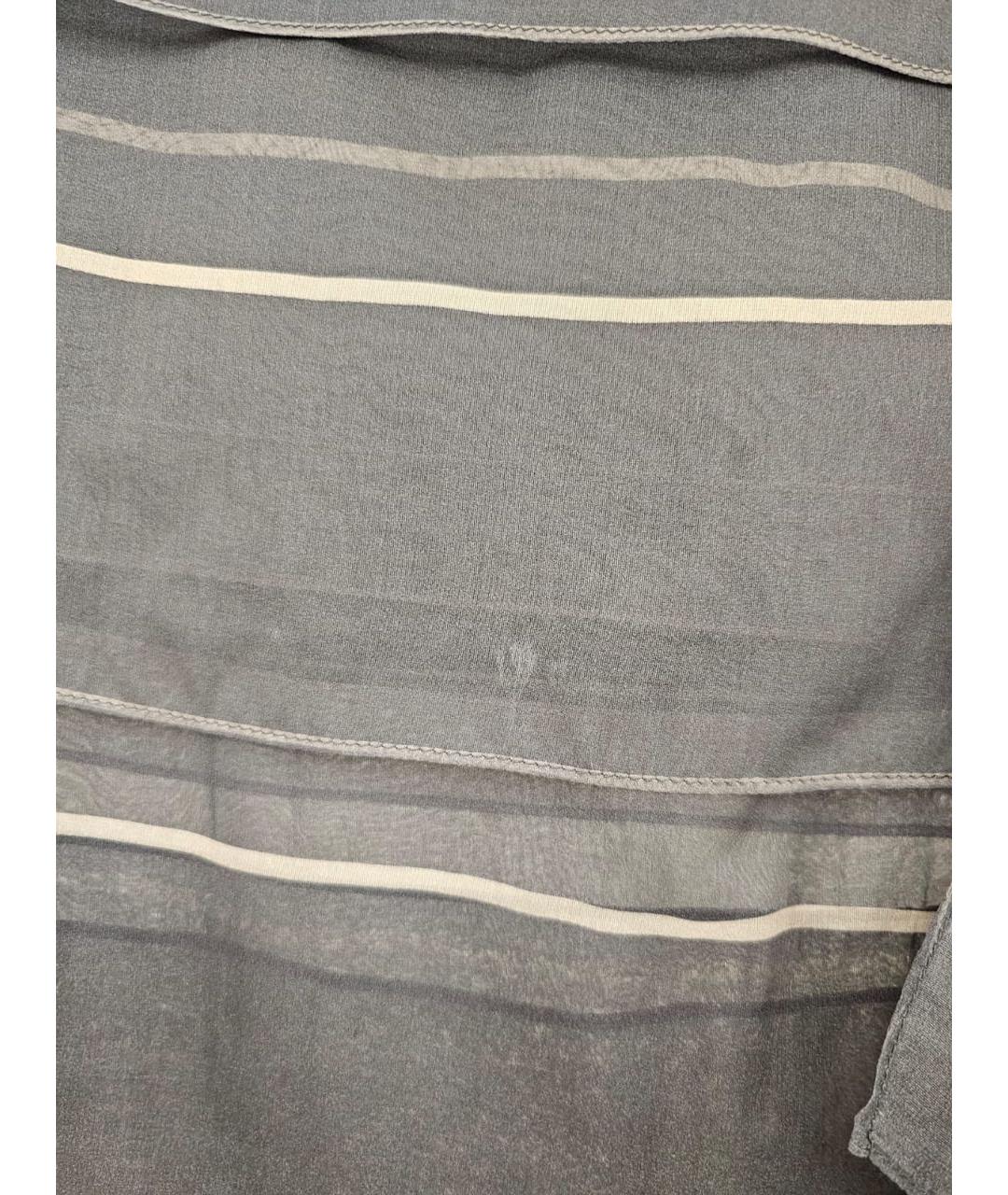 BRUNELLO CUCINELLI Серая юбка макси, фото 8