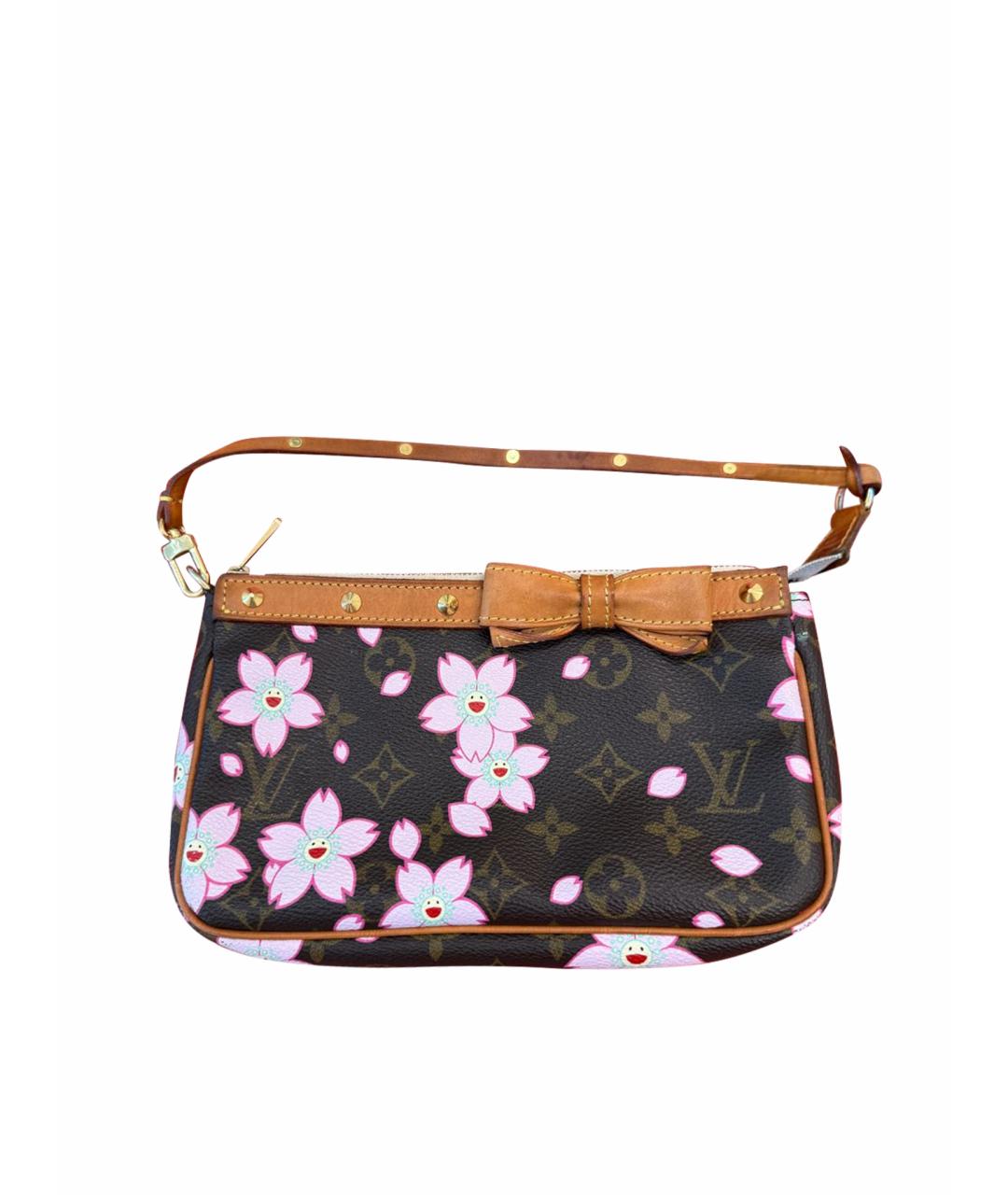 LOUIS VUITTON Коричневая сумка с короткими ручками, фото 1