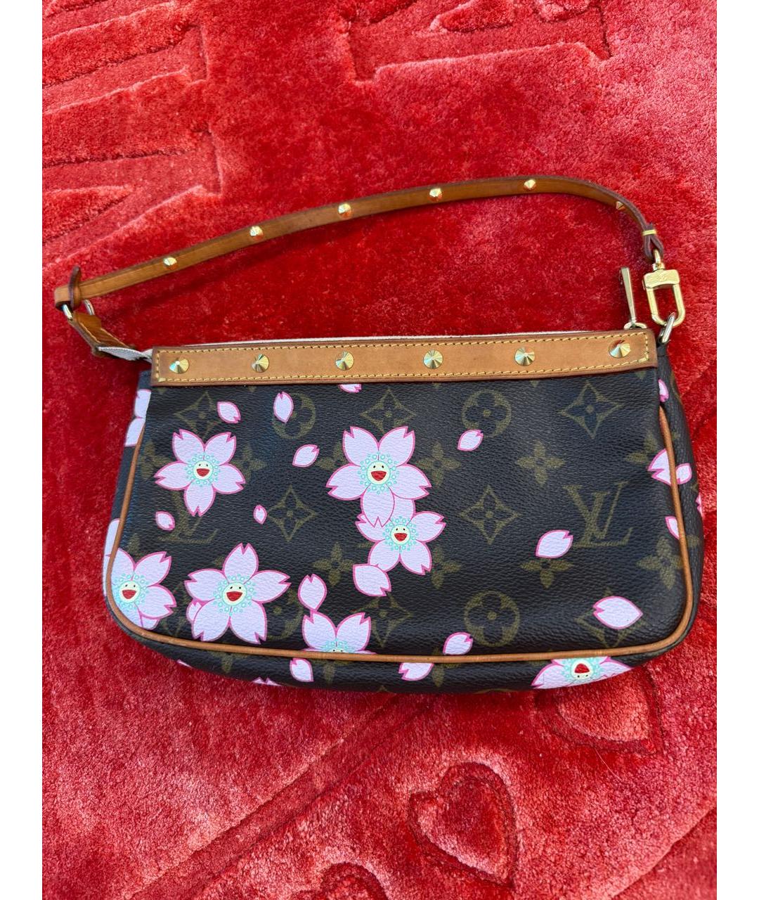 LOUIS VUITTON Коричневая сумка с короткими ручками, фото 2