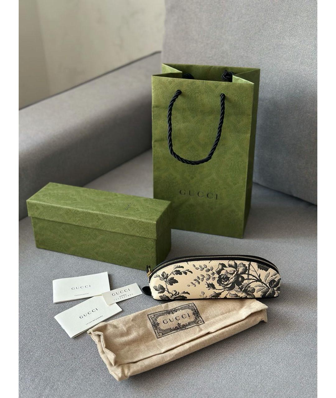 GUCCI Бежевая косметичка, фото 2