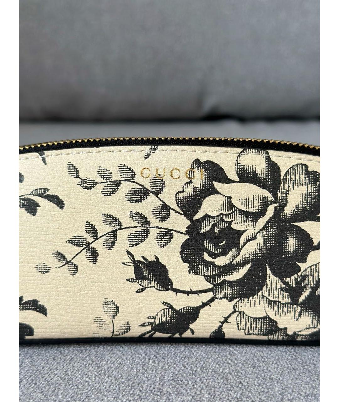 GUCCI Бежевая косметичка, фото 5