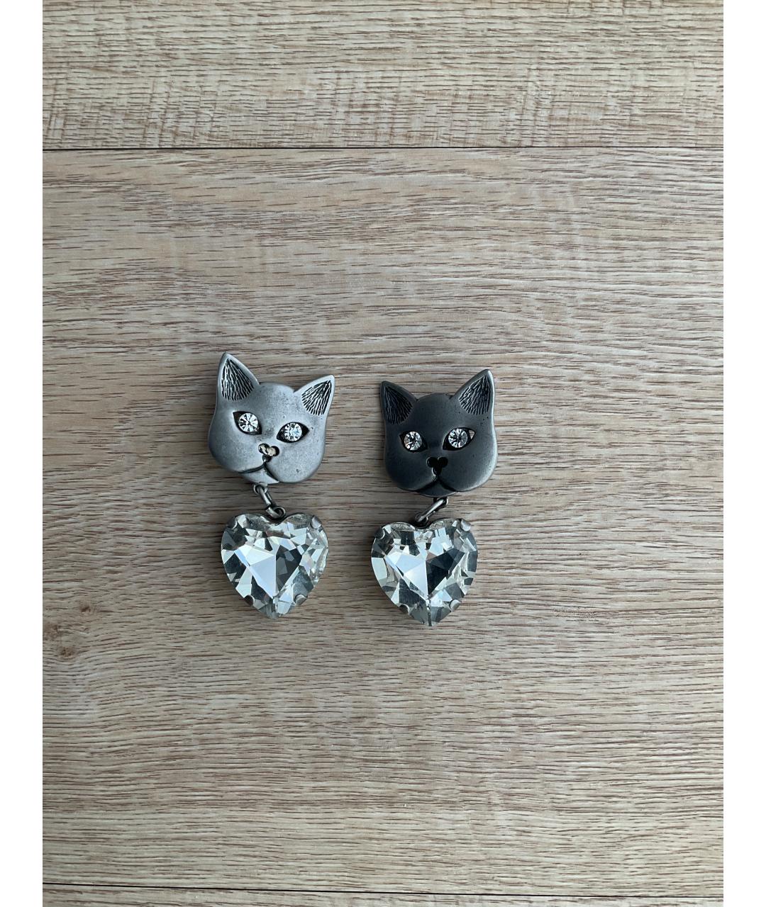 ALESSANDRA RICH Серебряные металлические клипсы, фото 3