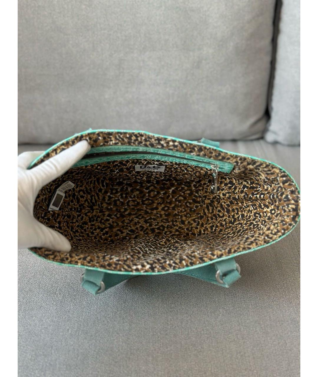 DOLCE&GABBANA Бежевая пелетеная пляжная сумка, фото 7