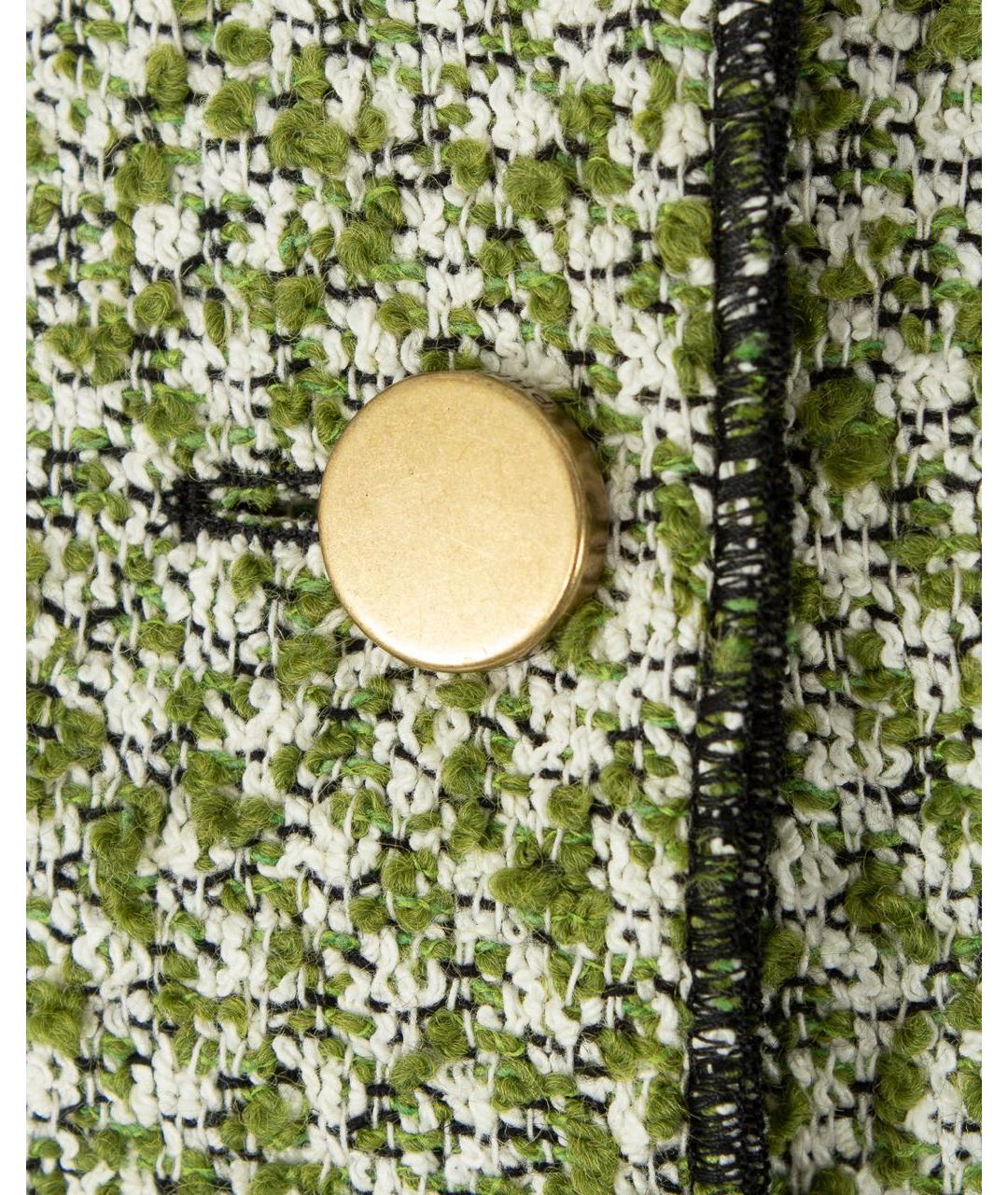 PHILOSOPHY DI LORENZO SERAFINI Зеленый хлопковый жакет/пиджак, фото 4