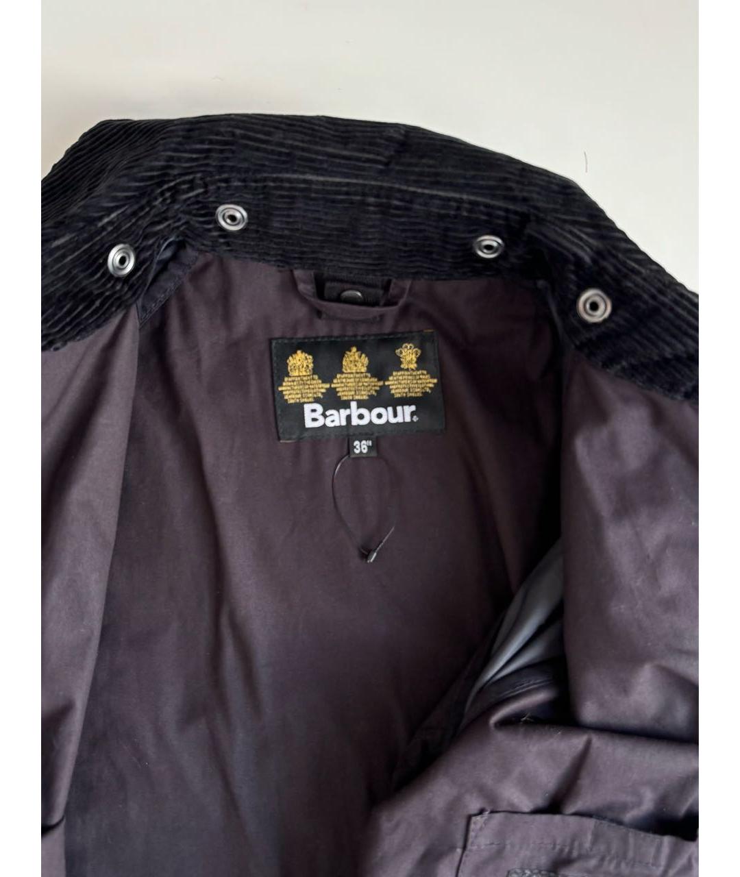 BARBOUR Антрацитовая парка, фото 4