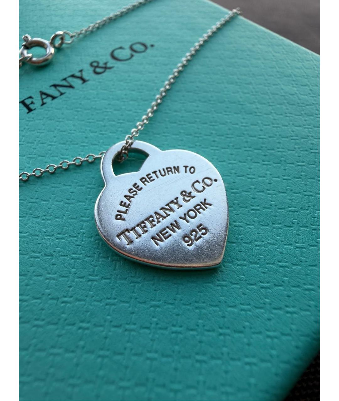 TIFFANY&CO Серебряная серебряная подвеска, фото 6
