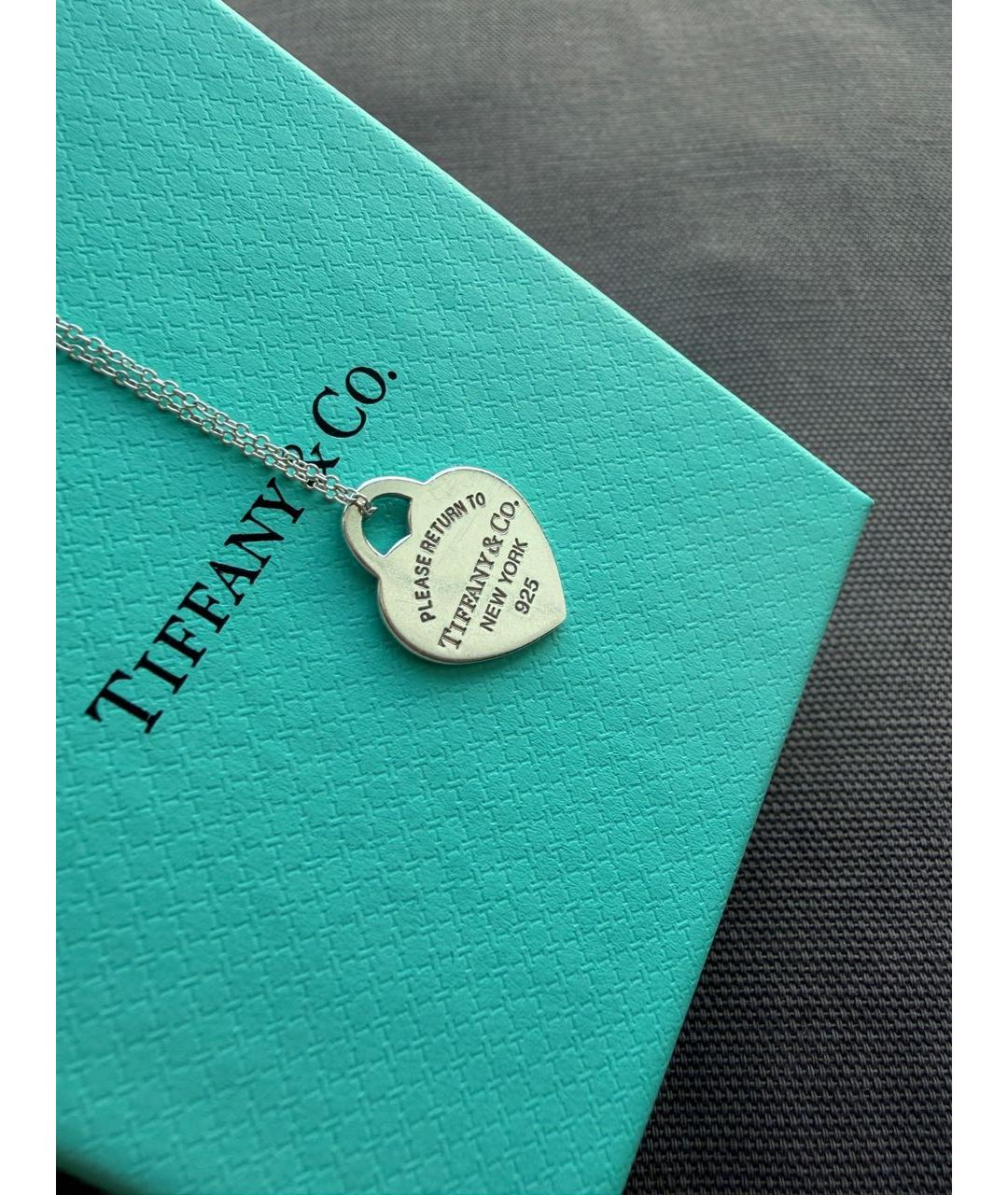 TIFFANY&CO Серебряная серебряная подвеска, фото 4