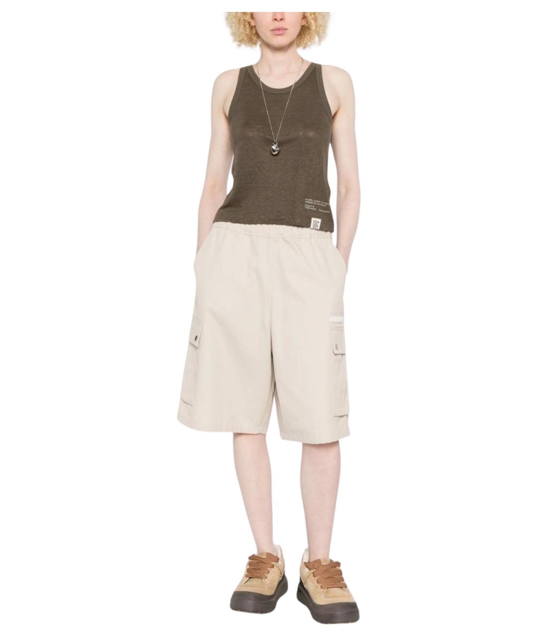 GOLDEN GOOSE DELUXE BRAND Зеленая майка, фото 2