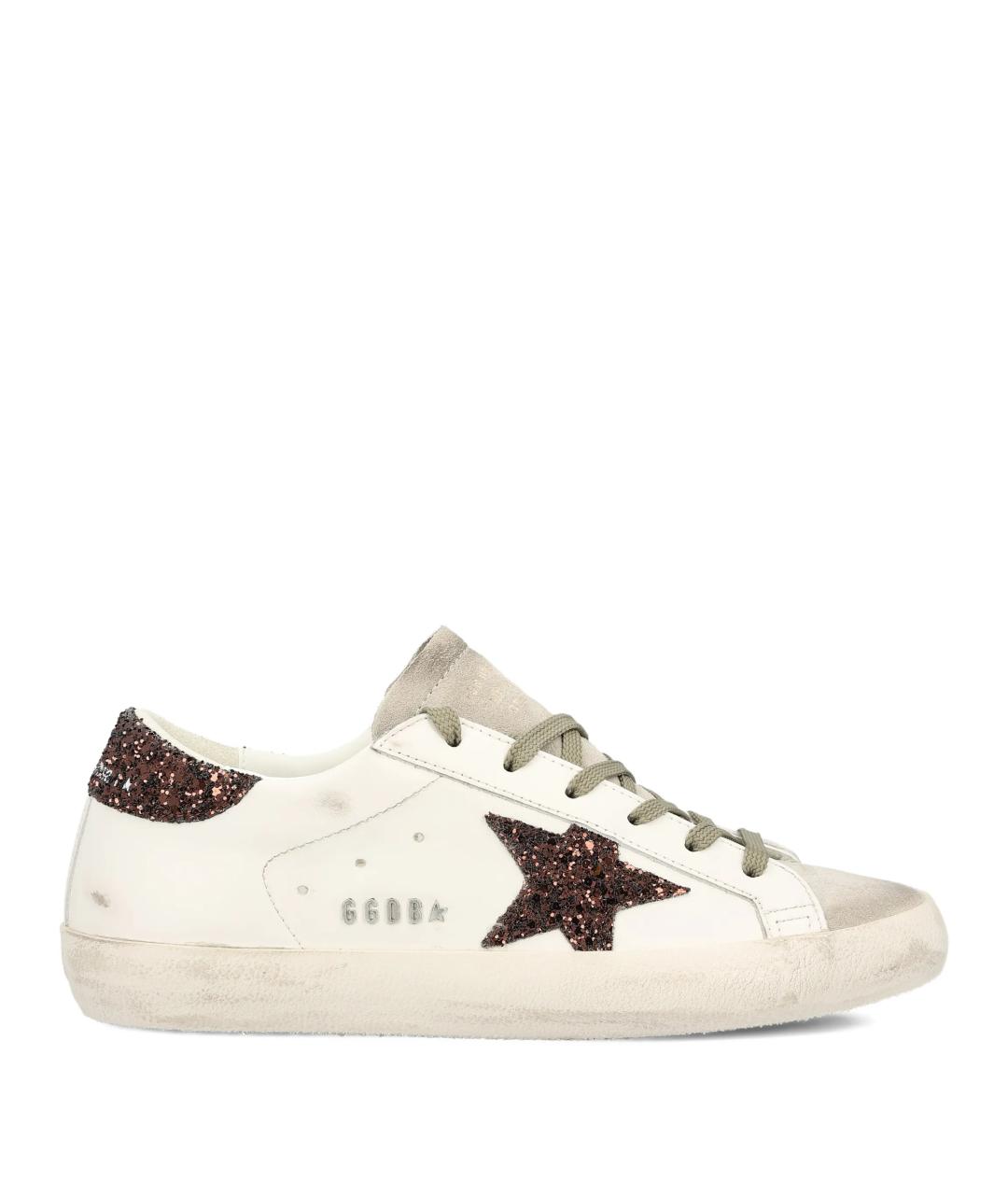 GOLDEN GOOSE DELUXE BRAND Белые кожаные кеды, фото 1