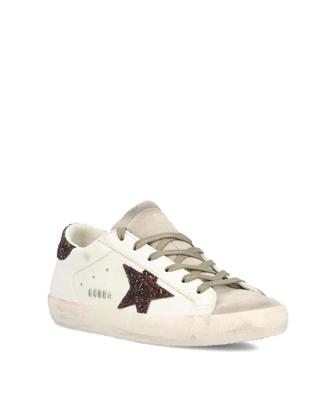 GOLDEN GOOSE DELUXE BRAND Белые кожаные кеды, фото 2