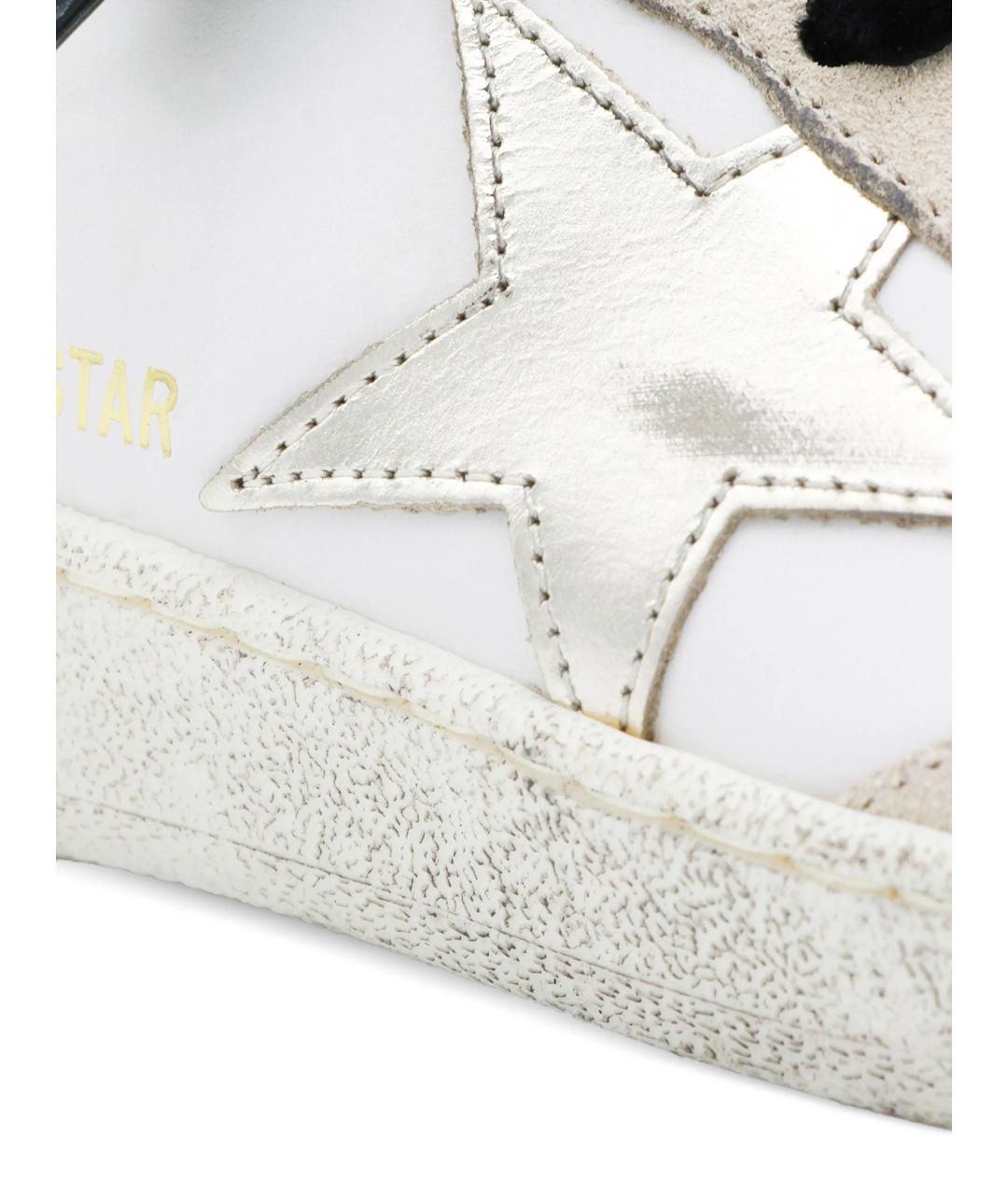 GOLDEN GOOSE DELUXE BRAND Белые кожаные кеды, фото 3