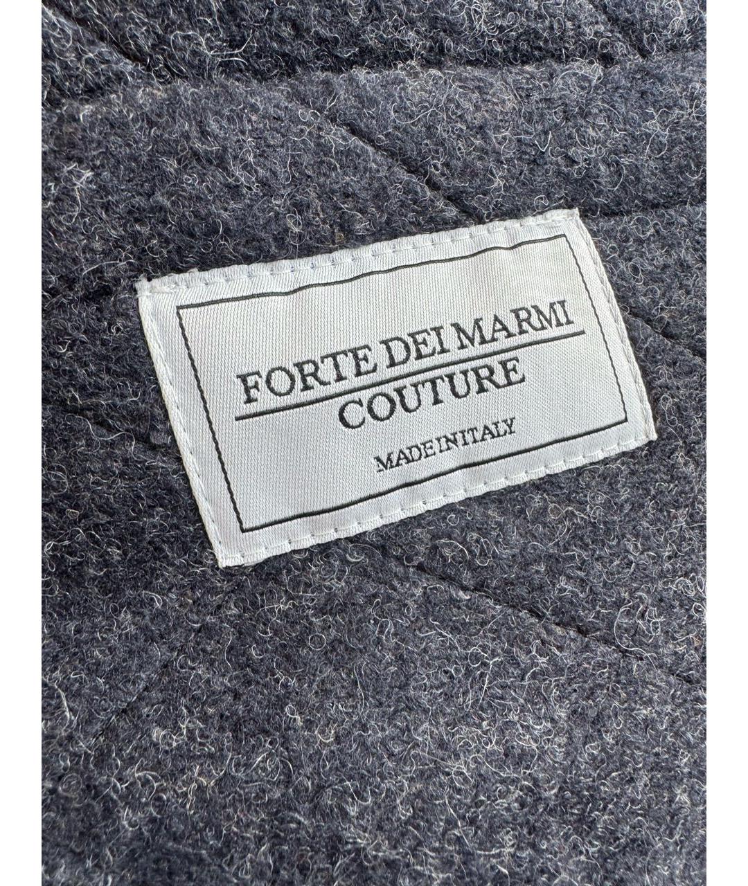 FORTE COUTURE Черная шерстяная куртка, фото 6