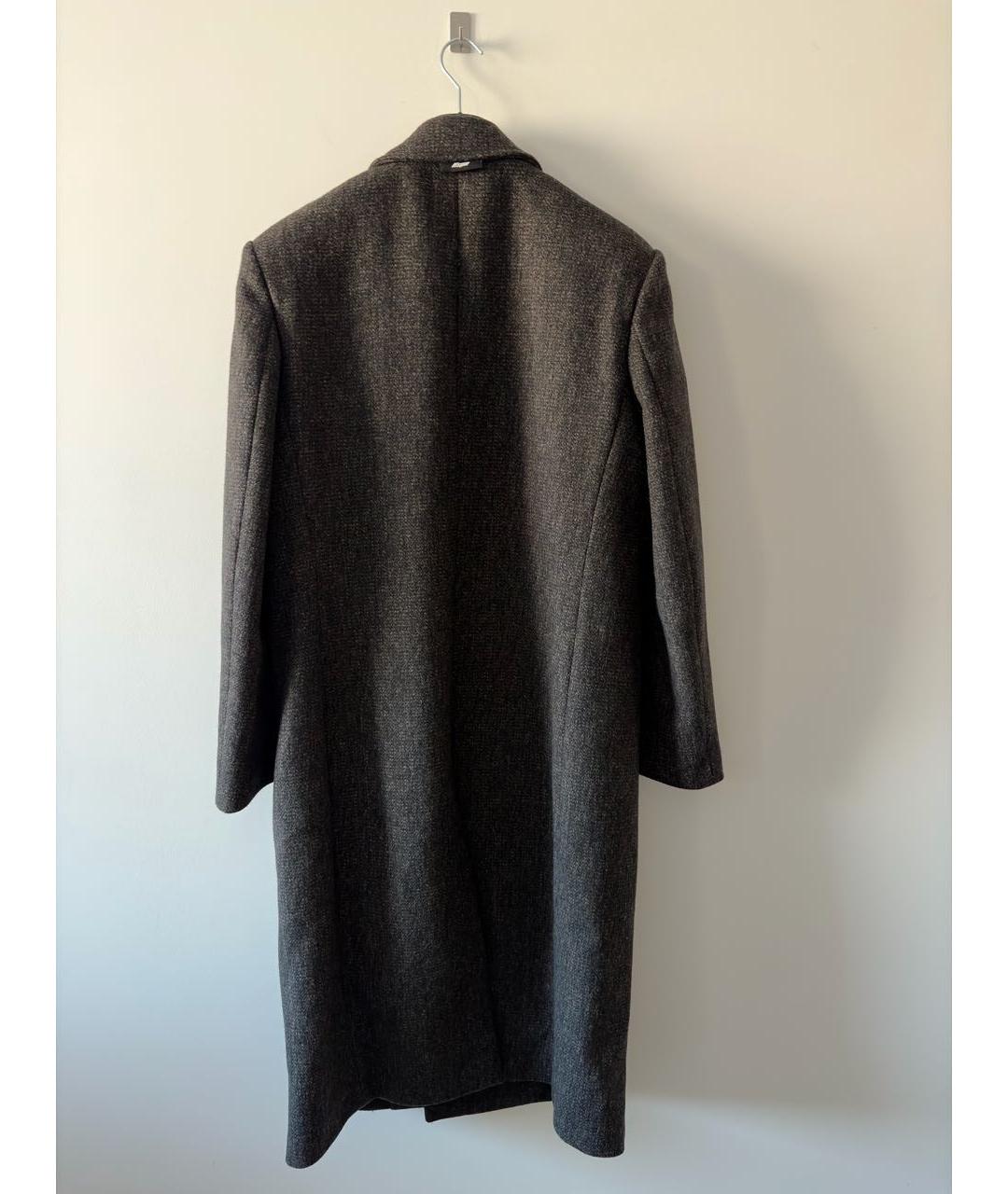 MSGM Коричневое шерстяное пальто, фото 2