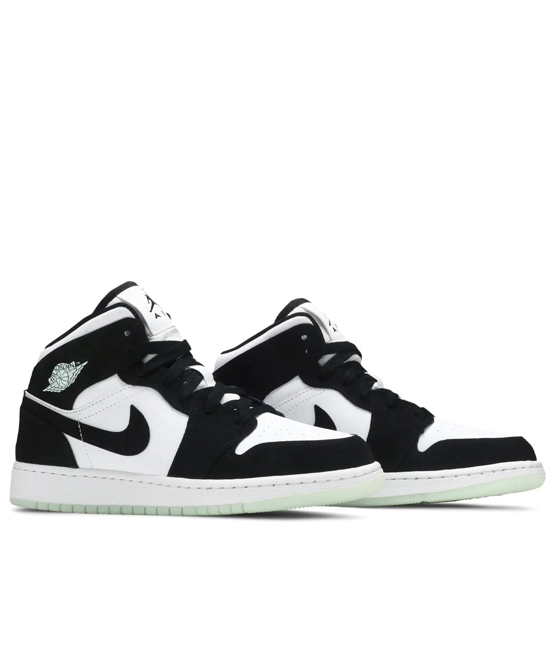 JORDAN Черные кожаные кроссовки, фото 2