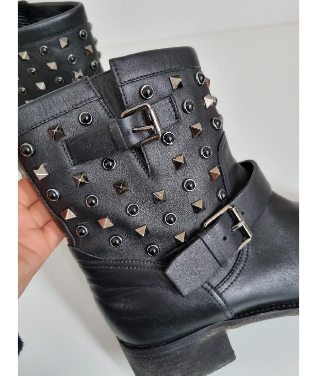 VALENTINO Черные полусапоги, фото 8