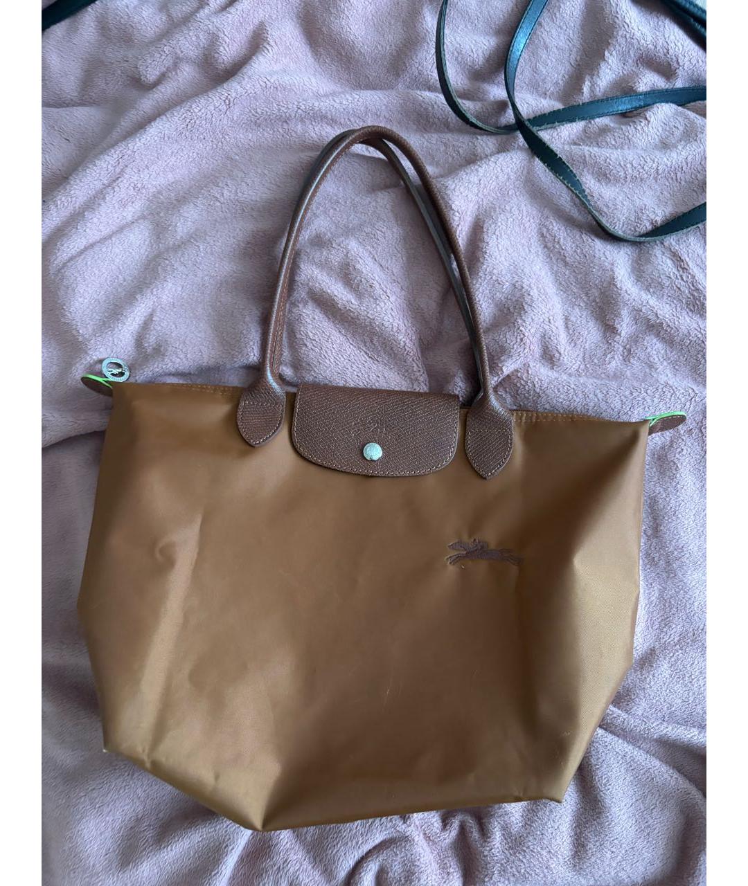 LONGCHAMP Коричневая сумка тоут, фото 6