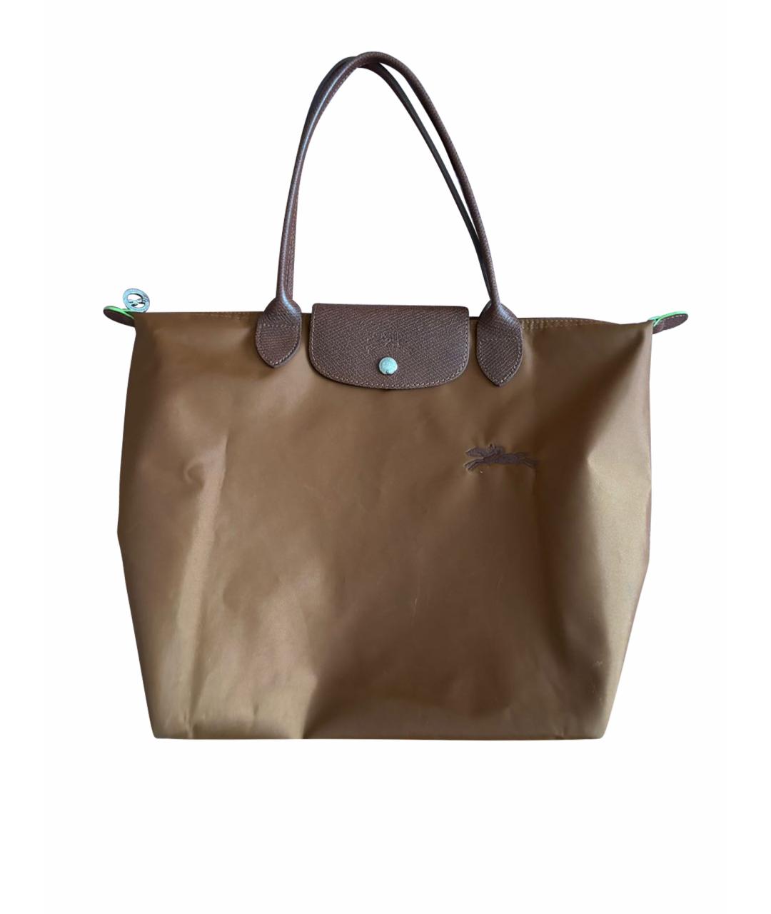 LONGCHAMP Коричневая сумка тоут, фото 1
