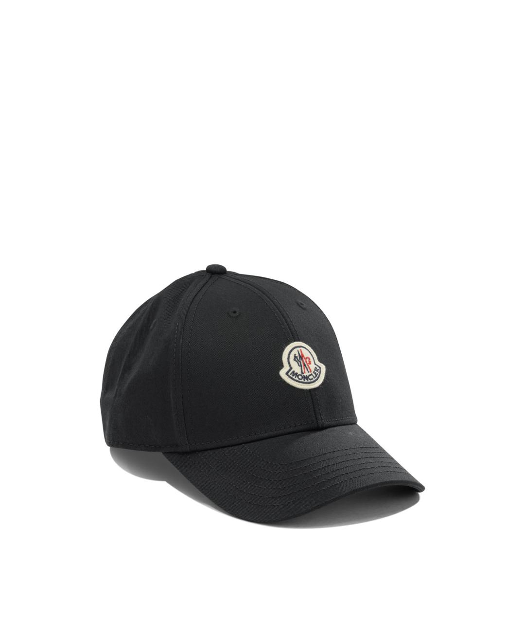 MONCLER Темно-синяя хлопковая кепка, фото 2