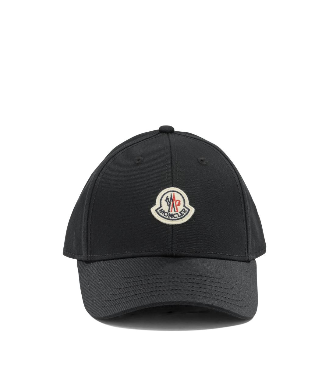 MONCLER Темно-синяя хлопковая кепка, фото 1