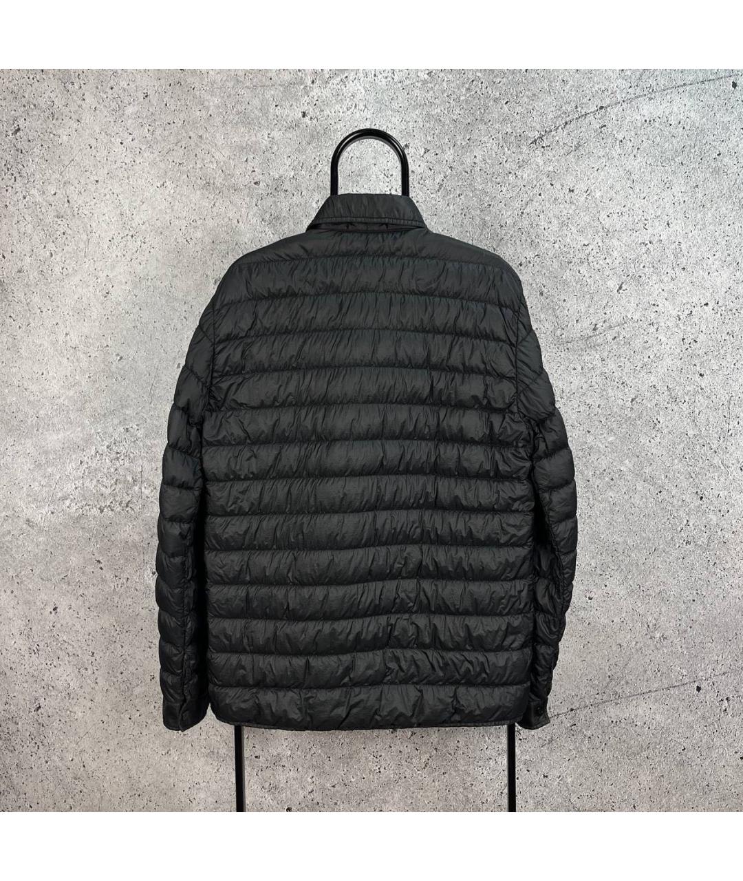 STONE ISLAND Черная полиамидовая куртка, фото 2