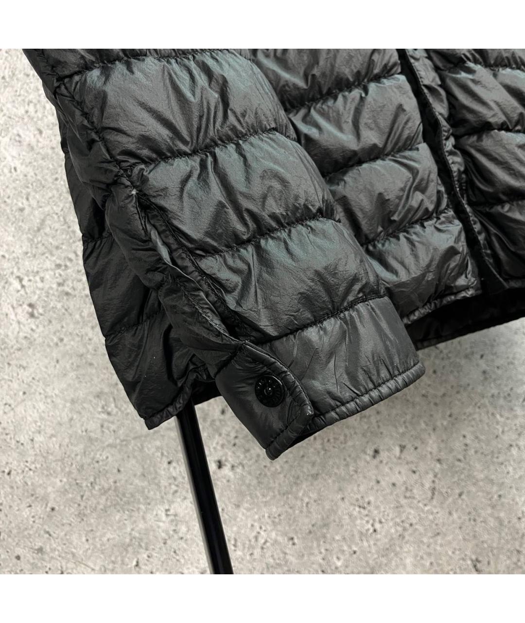 STONE ISLAND Черная полиамидовая куртка, фото 6