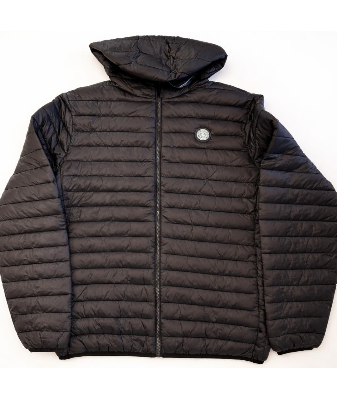 CAVALLI CLASS Черная полиамидовая куртка, фото 3