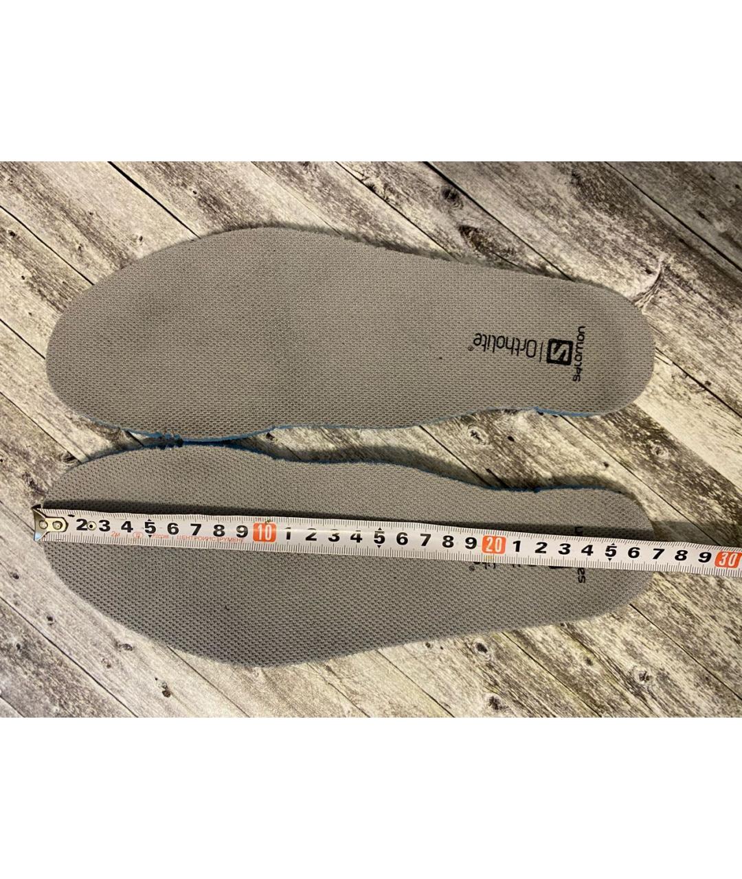 SALOMON Темно-синие синтетические высокие ботинки, фото 6