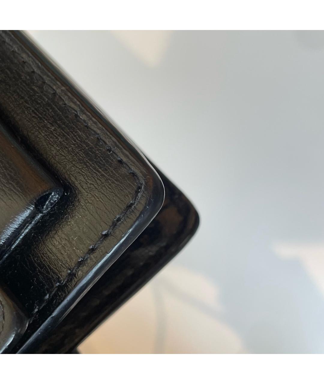 SAINT LAURENT Черная кожаная сумка через плечо, фото 8