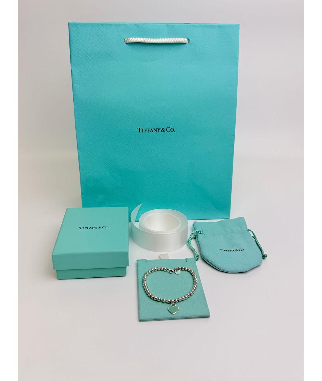 TIFFANY&CO Бирюзовый серебряный браслет, фото 2