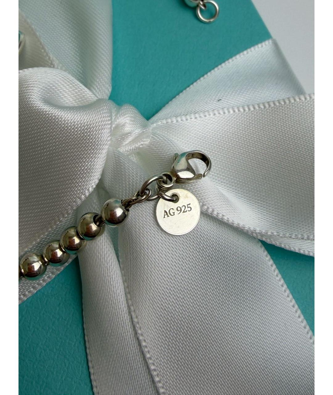 TIFFANY&CO Бирюзовый серебряный браслет, фото 6