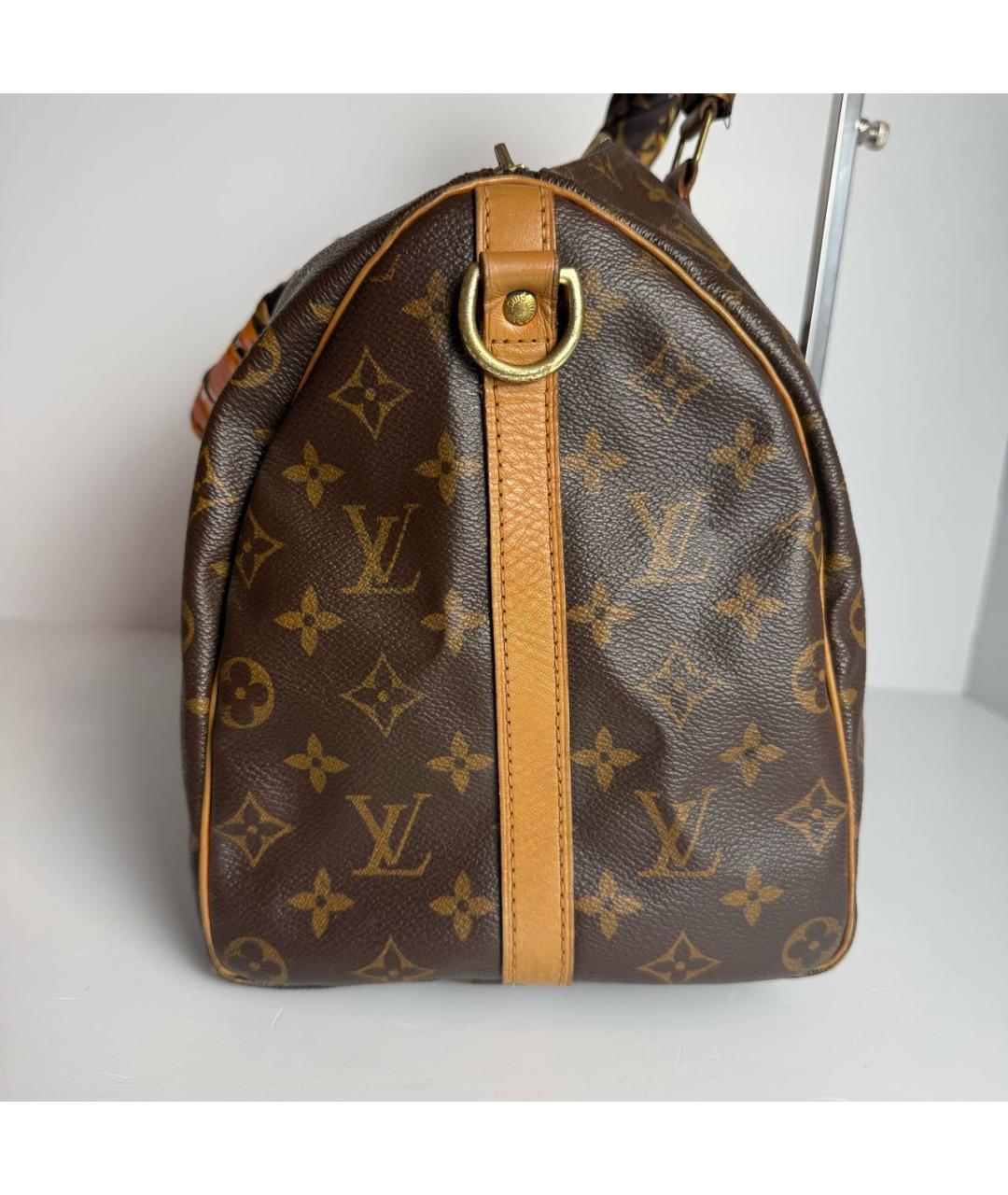 LOUIS VUITTON Коричневая сумка с короткими ручками, фото 2