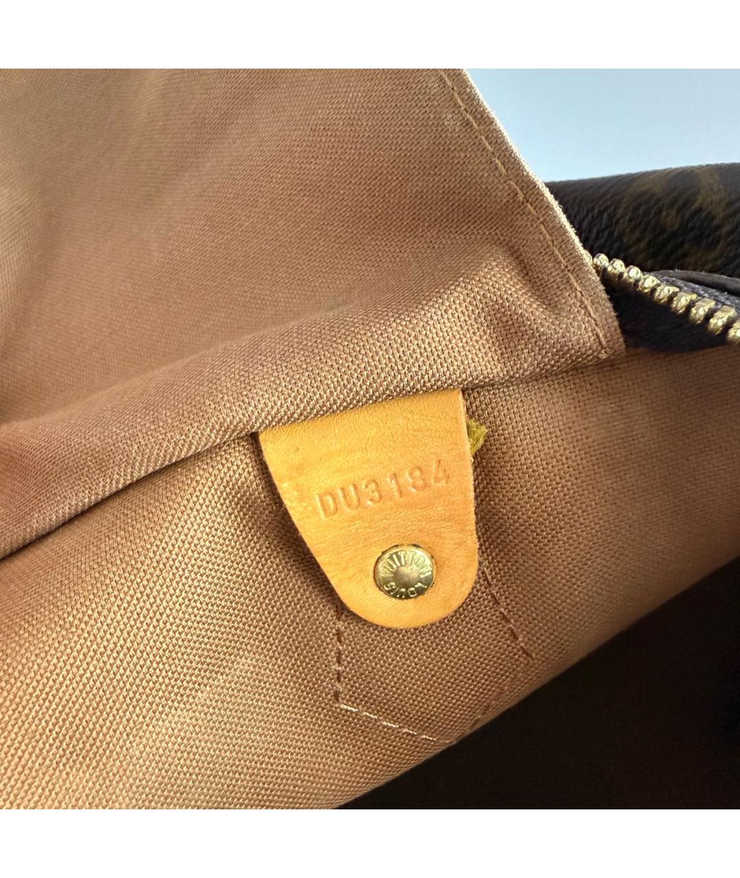 LOUIS VUITTON Коричневая сумка с короткими ручками, фото 7