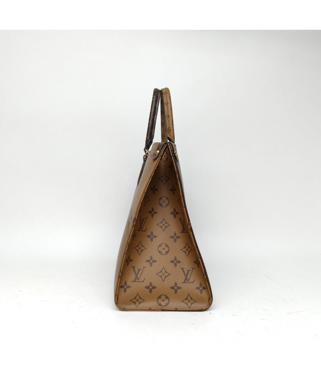 LOUIS VUITTON Коричневая сумка с короткими ручками, фото 5