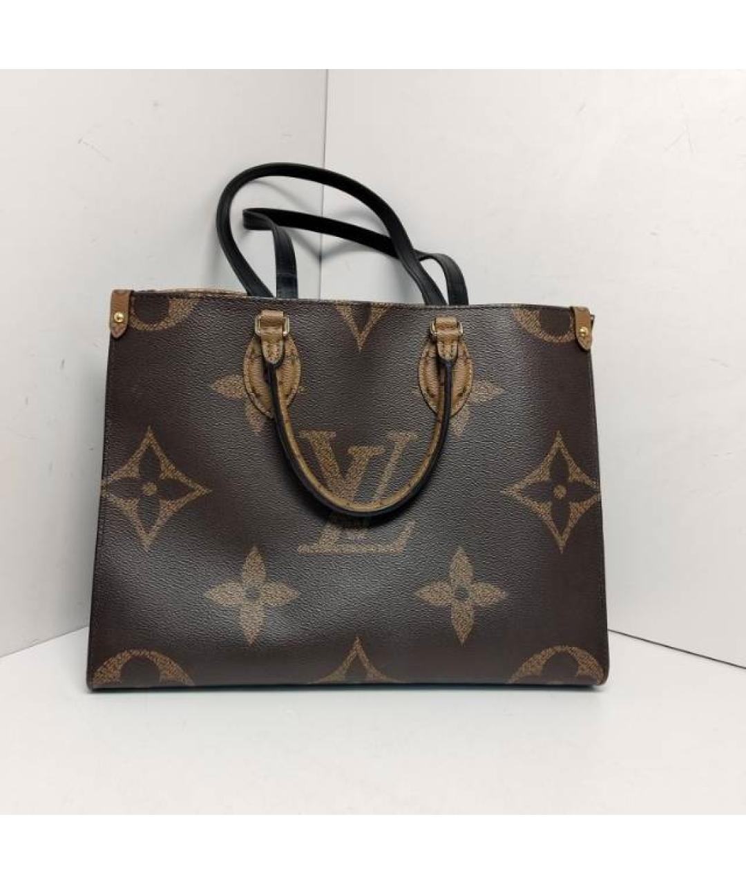 LOUIS VUITTON Коричневая сумка с короткими ручками, фото 9