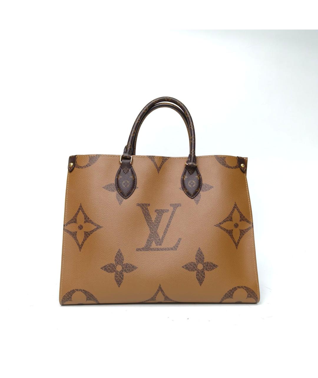 LOUIS VUITTON Коричневая сумка с короткими ручками, фото 4