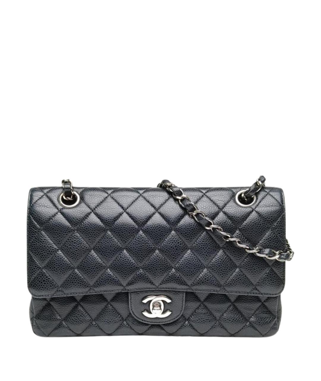 CHANEL Черная кожаная сумка через плечо, фото 1