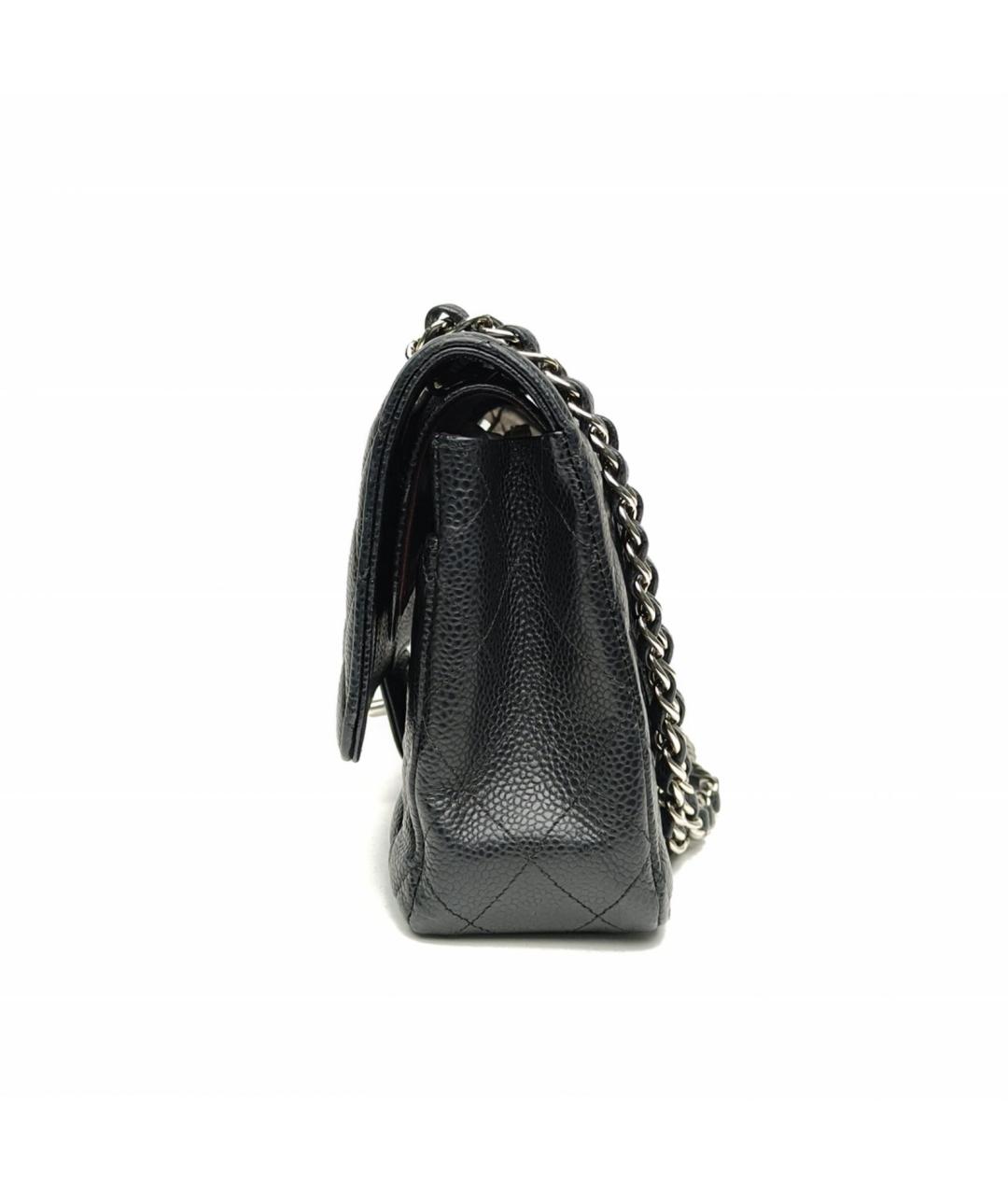 CHANEL Черная кожаная сумка через плечо, фото 3