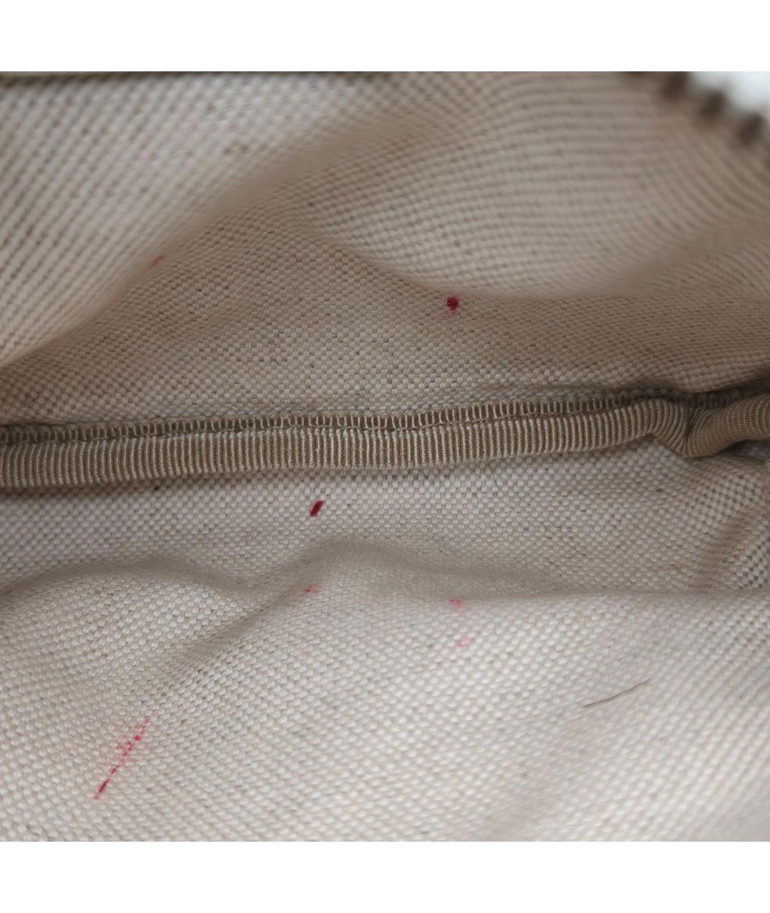 GUCCI Белая кожаная поясная сумка, фото 7