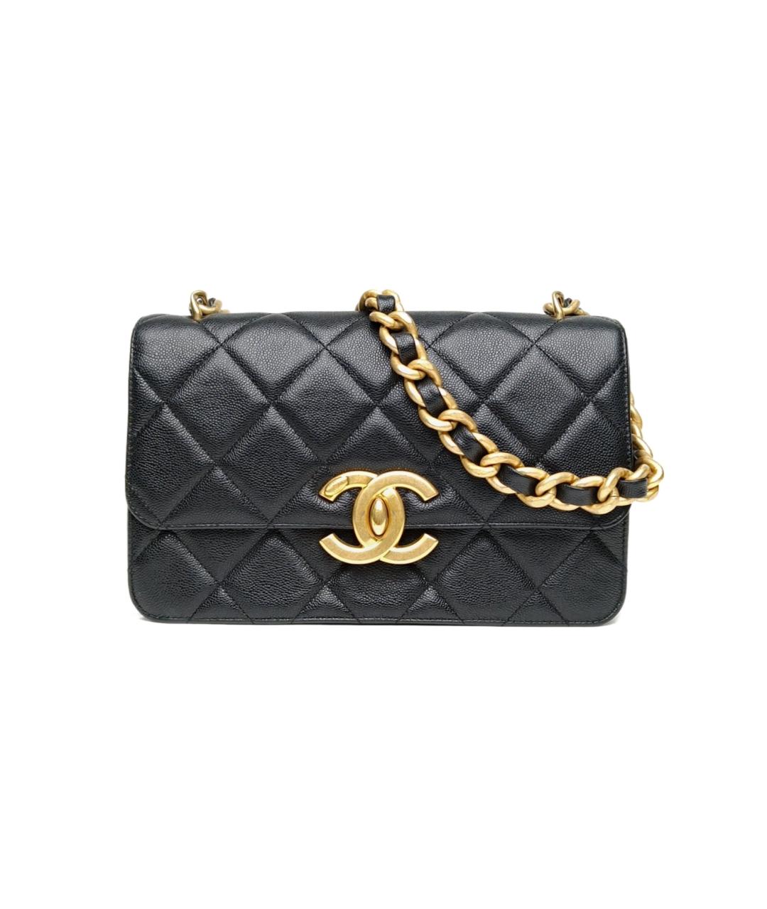 CHANEL Черная сумка через плечо, фото 10