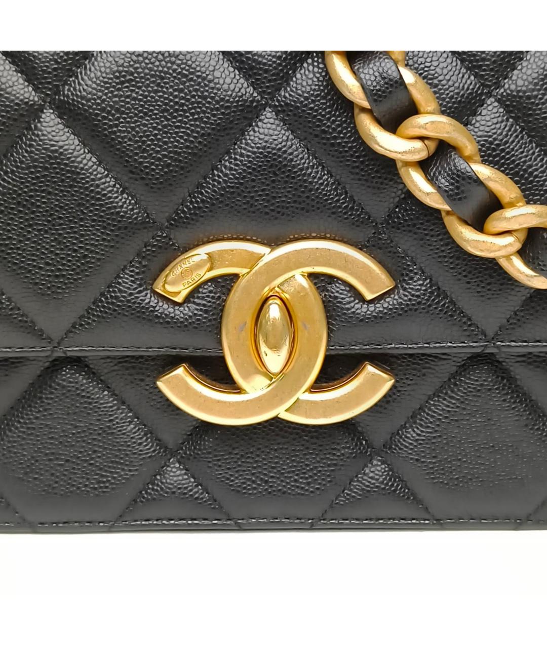 CHANEL Черная сумка через плечо, фото 3