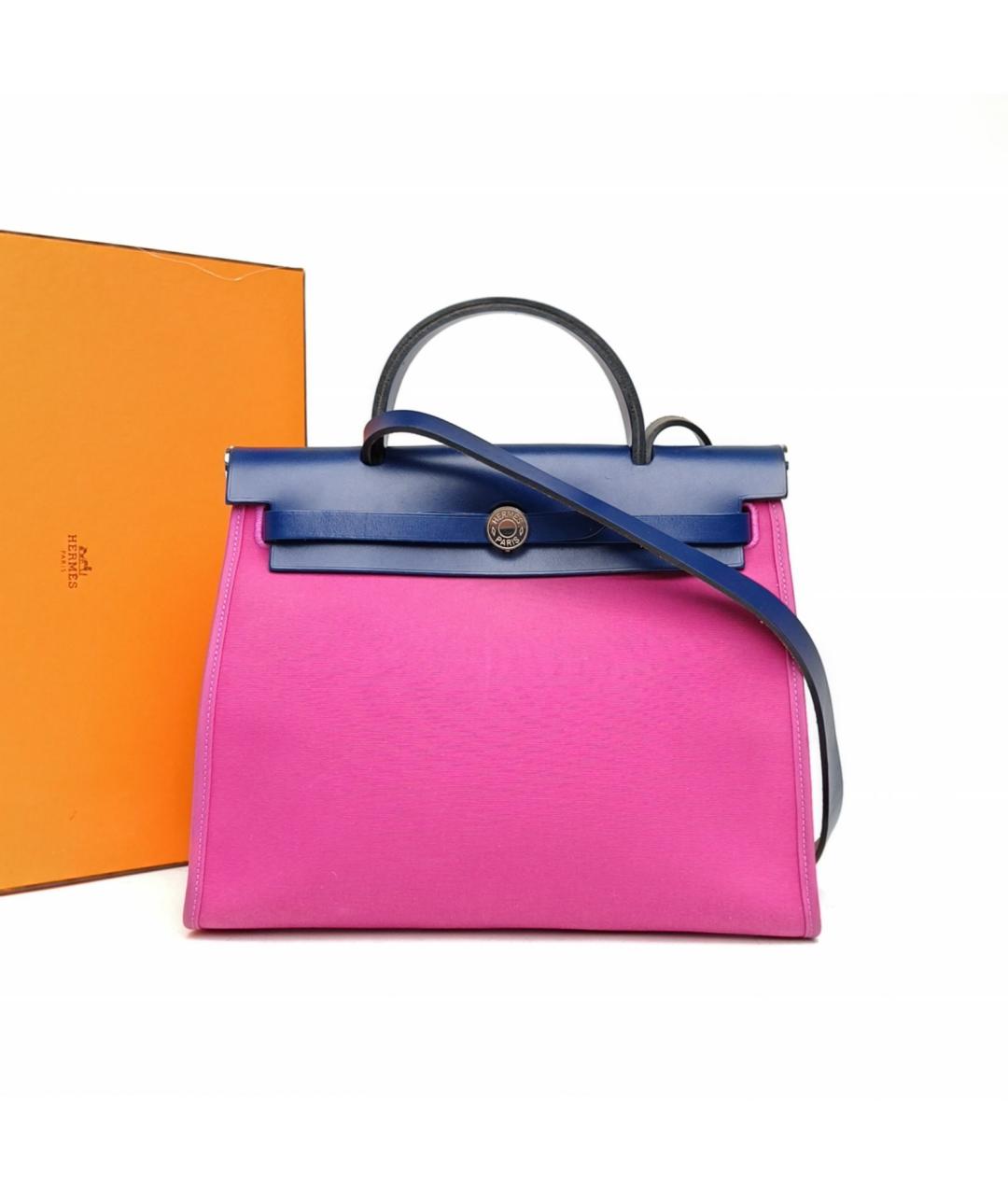 HERMES Розовая сумка через плечо, фото 4