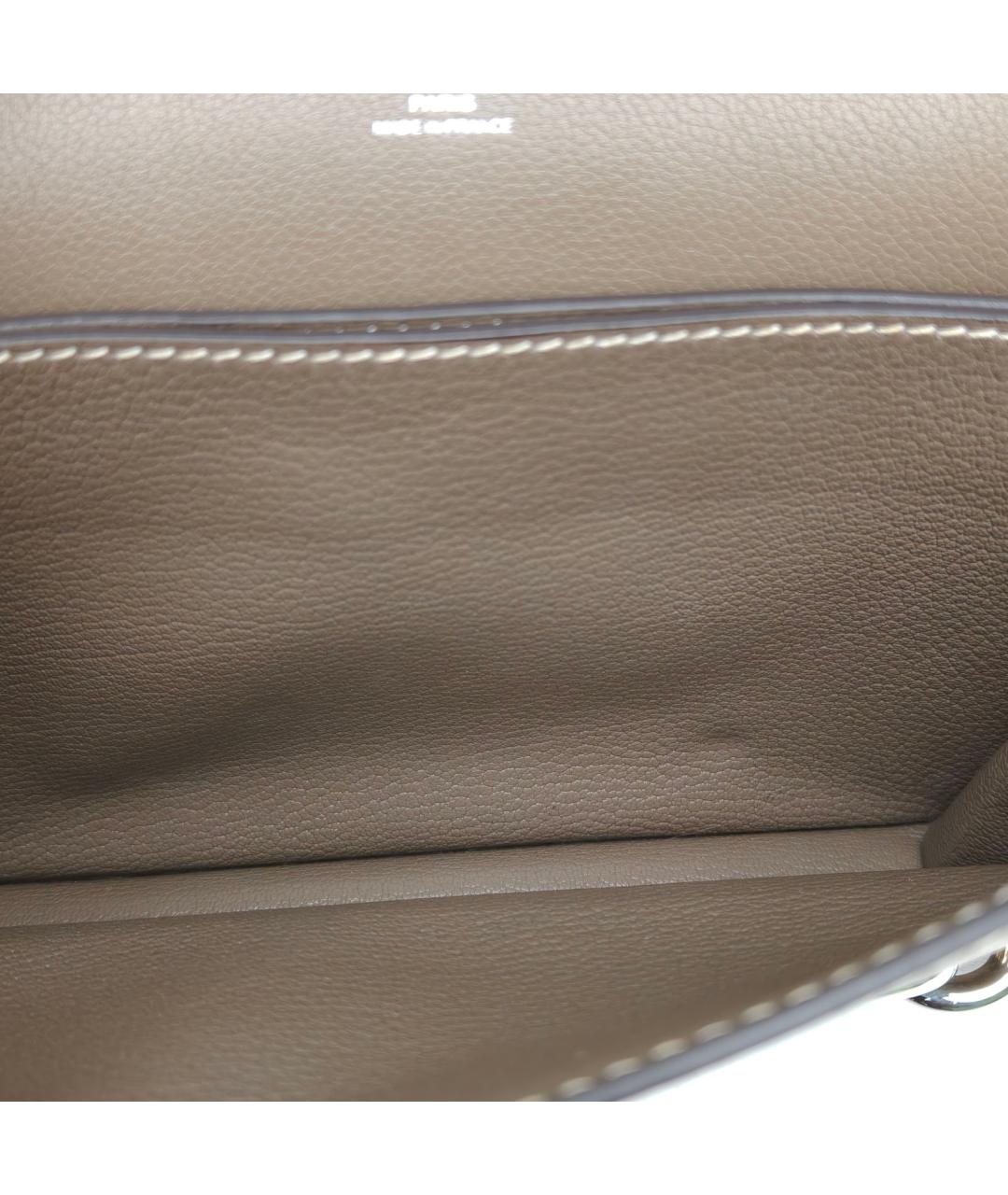 HERMES Бежевая сумка через плечо, фото 8